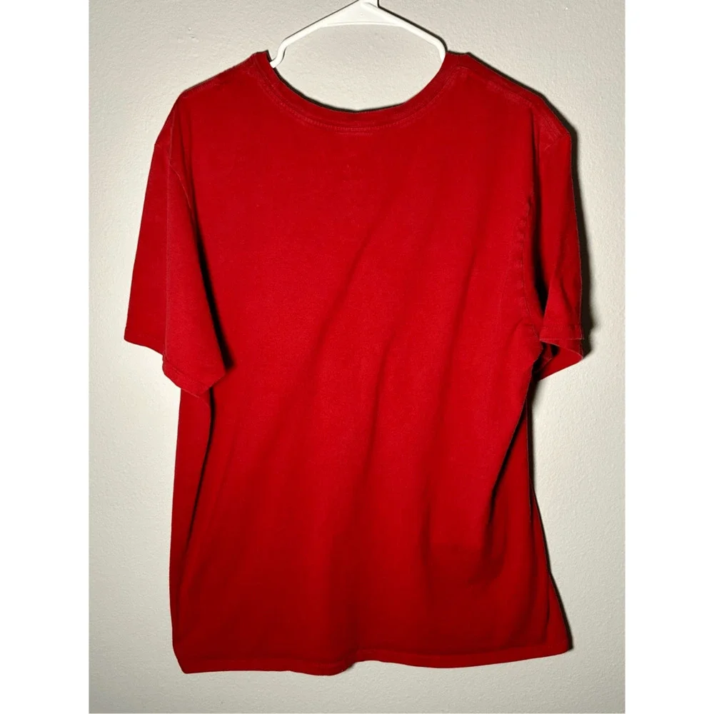 Jordan Red Graphic Red T-shirt Leopard Print Jumpman Sz XL